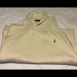 Polo Ralph Lauren quarter button Sweater Size XL 1/4 zip style